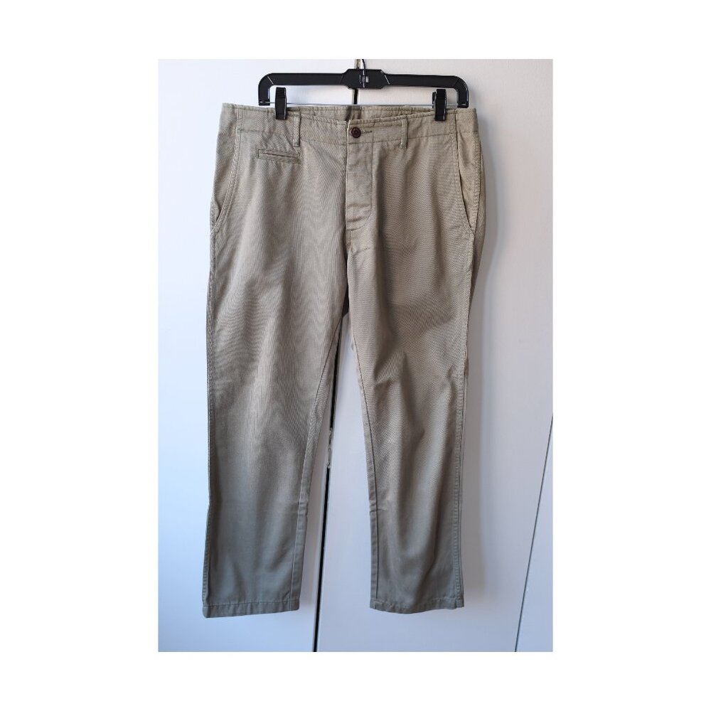 wings+horns Men's Khaki Chinos - Premium Canadian Design (32W 30L)